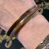 Brass and Copper Large Cuff Bracelet