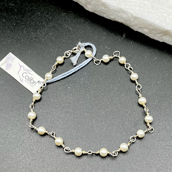 Pearl Linked Chain Bracelet