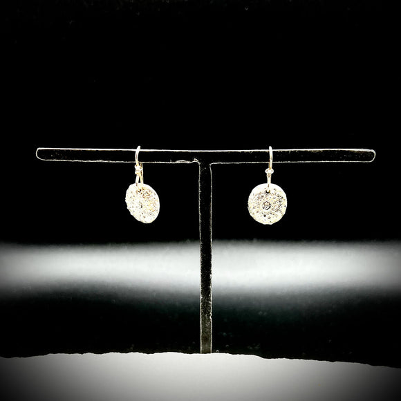 Little Sterling Etched Earrings