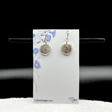Little Sterling Etched Earrings