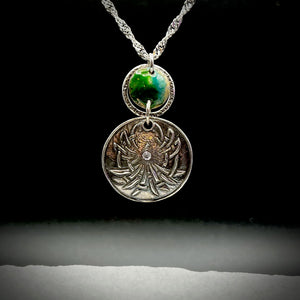 Sterling Silver Shield Necklace