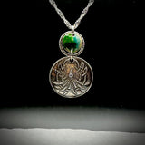 Sterling Silver Shield Necklace
