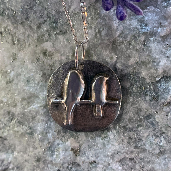 Two Birds Necklace