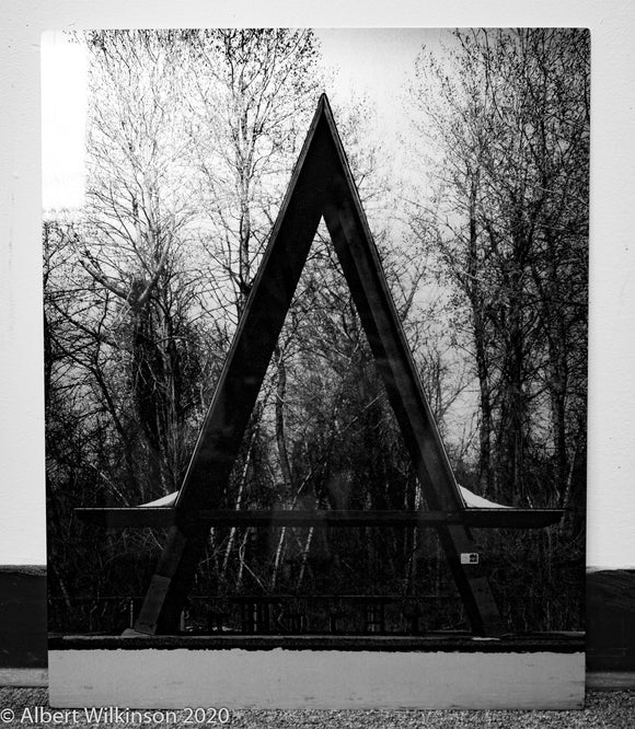 Metal Print, A-Frame, Bensons Park, NH