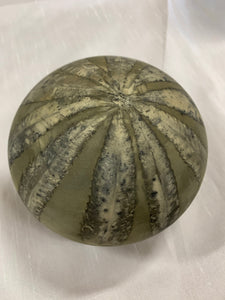 Ecoprint Vessel with Sumac - "Sea Urchin"
