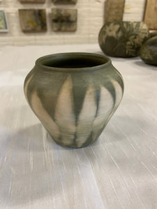 Ecoprint Vessel with Mountain Cottonwood