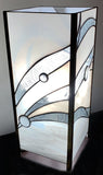 White and Clear Panel Lamp
