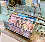 Stained Glass Business Card Holder