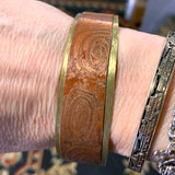 Brass and Copper Cuff Bracelet
