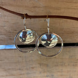 Sterling Silver Hoops and Domes