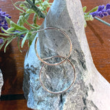 Sterling Hoops with Sterling Posts