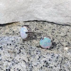 Opal Stud Earrings