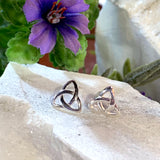 Celtic Trinity Knot Stud Earrings