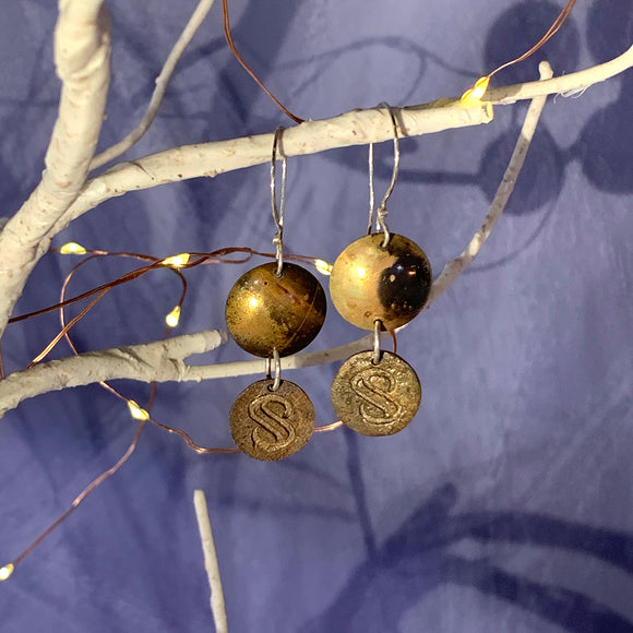 Bronze and Brass Sculpture Symposium Earrings