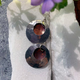 Sterling and Copper Dome Earrings