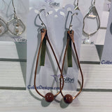 Sterling, Copper, Brass with Goldstone Beads